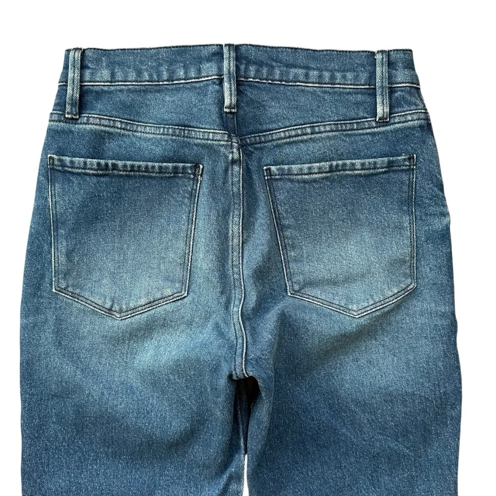 FRAME Denim “Le Sylvie Slender Straight” High Rise Straight Leg Jeans Size 26 - Picture 7 of 10